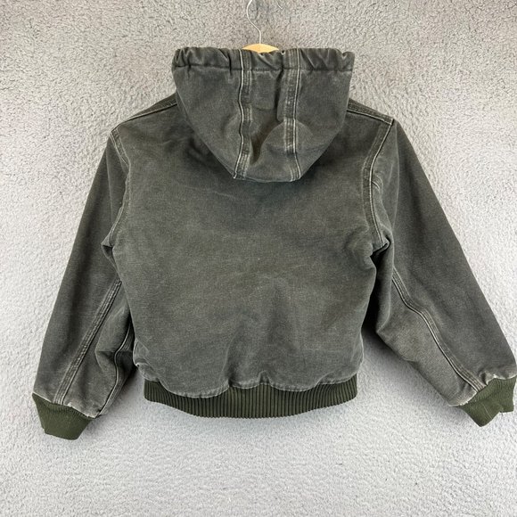 Carhartt Boy's Canvas Bomber Jacket Size Medium - Picture 2 of 9